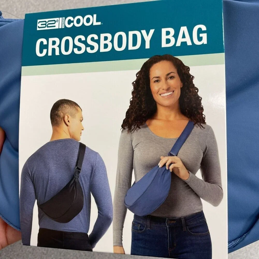 NEW 32 Degrees Cool Unisex  Blue Crossbody Bag Adjustable Lightweight M0021